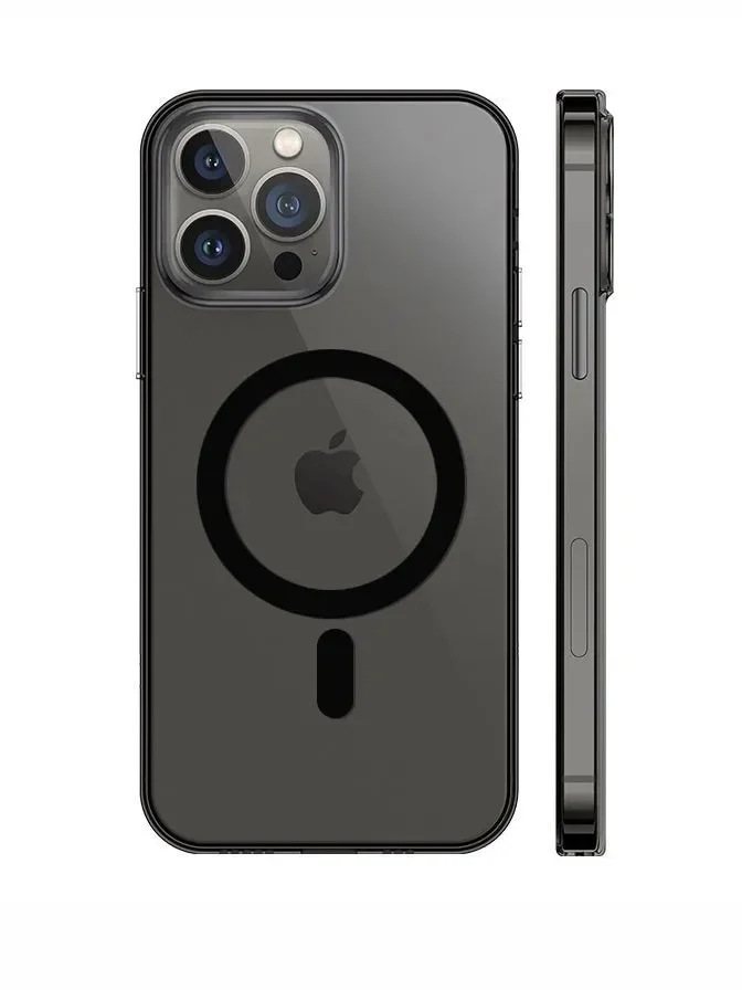 Чехол накладка Gurdini для iPhone 13 Pro Max 6.7" Shockproof Case with Magsafe Black