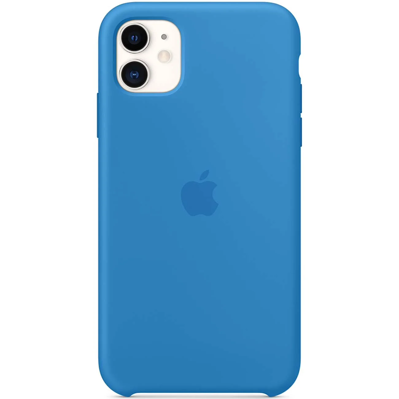 Чехол накладка iPhone 11 6.1" Silicone Case Surf Blue