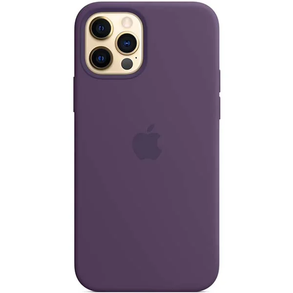 Чехол накладка iPhone 12/12 Pro 6.1" Silicone Case with Magsafe Amethyst