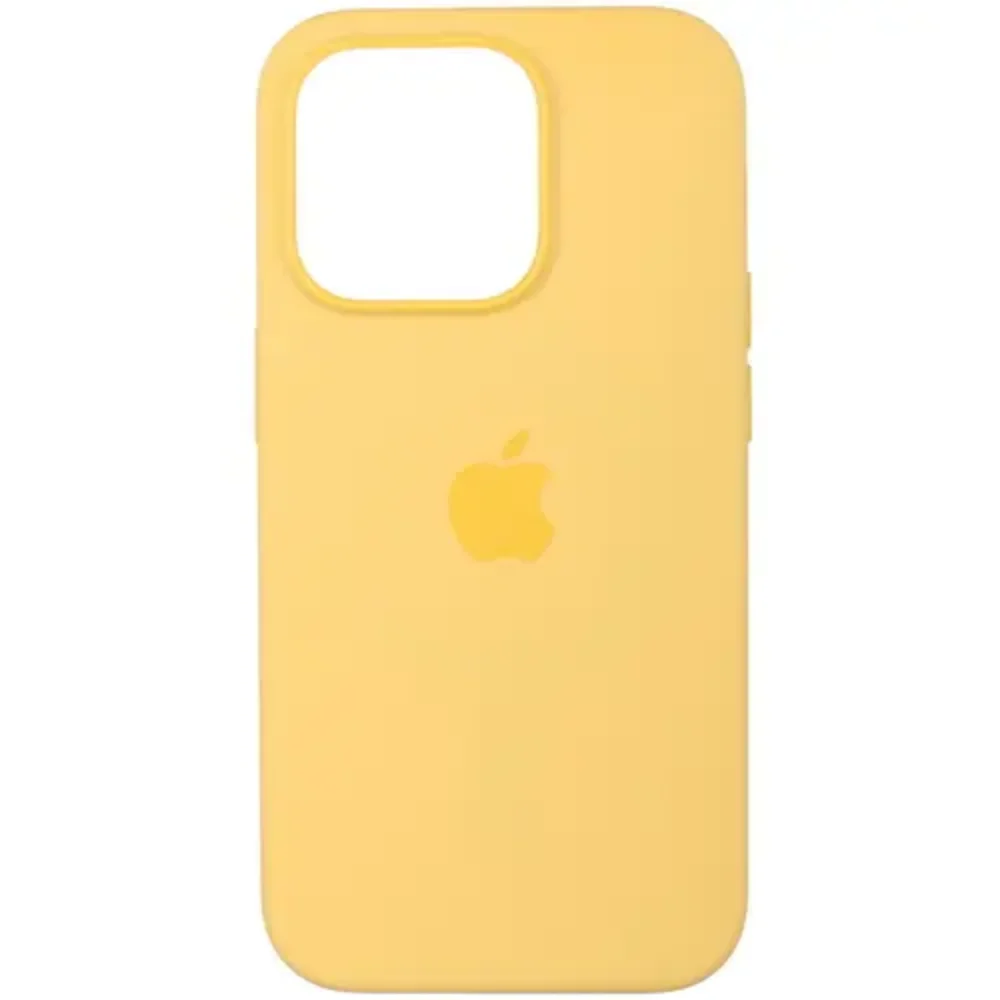 Чехол накладка iPhone 14 6.1" Silicone Case with Magsafe Canary Yellow