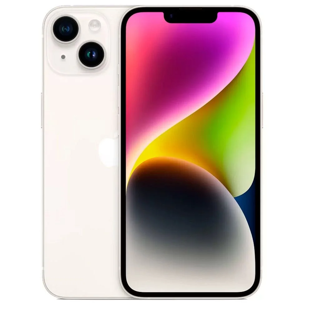 Смартфон Apple iPhone 14 128Gb Starlight (SIM+eSIM)(Для других стран)