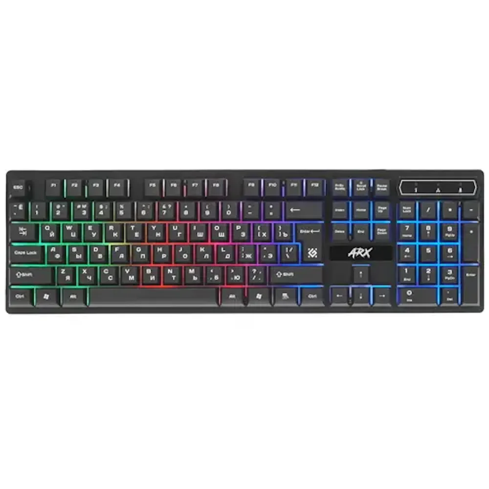 Клавиатура Defender Arx GK-196L RU,  USB, черный [45196]