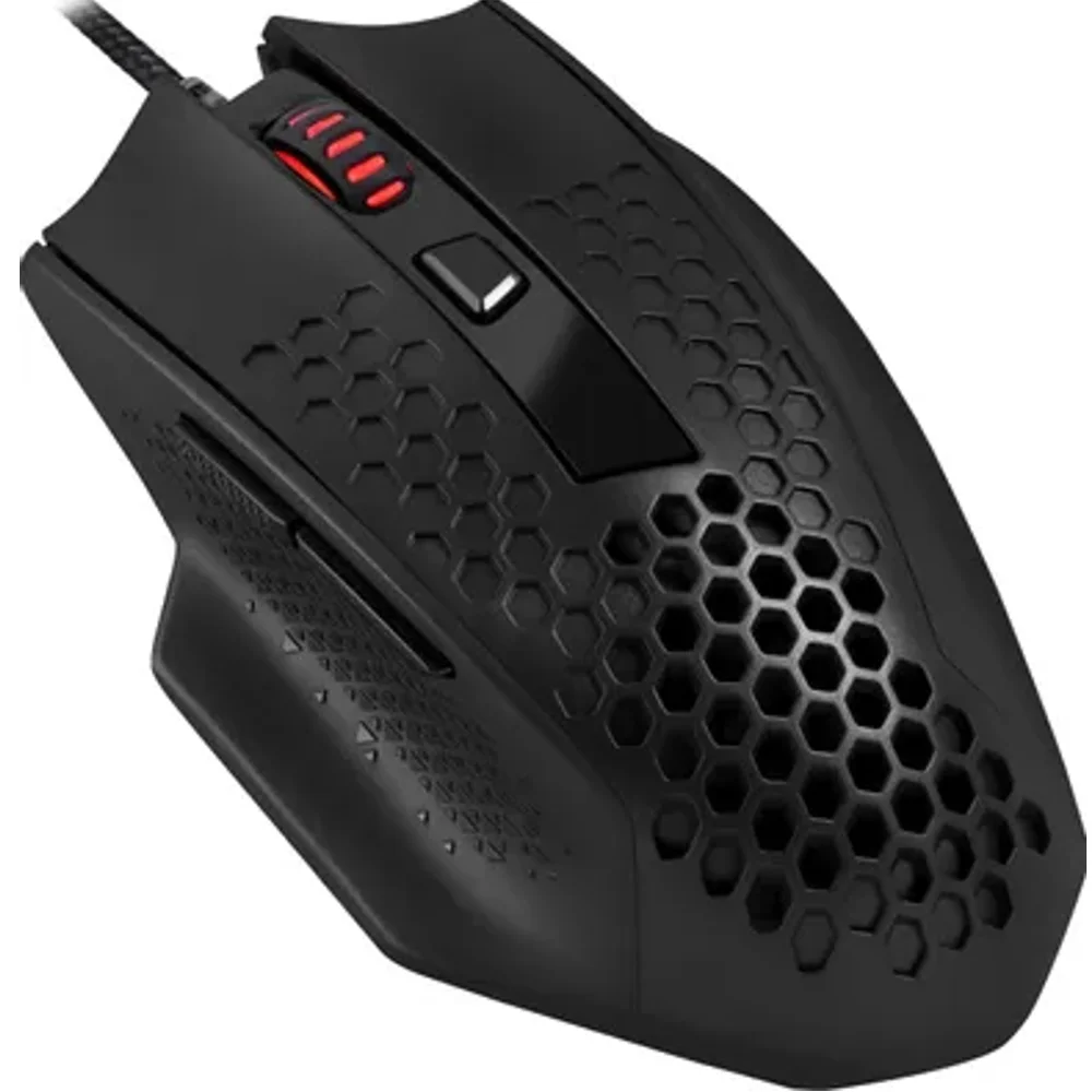 Мышь Redragon Bomber, игровая, оптическая, проводная, USB, черный [71277]