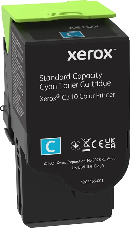 Картридж лазерный Xerox 006R04361 голубой (2000стр.) для Xerox С310 006R04361