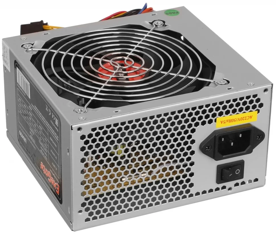 Блок питания 550W ExeGate Special UNS550, ATX, 12cm fan, 24p+4p, 6/8p PCI-E, 3*SATA, 2*IDE, FDD ES282068RUS