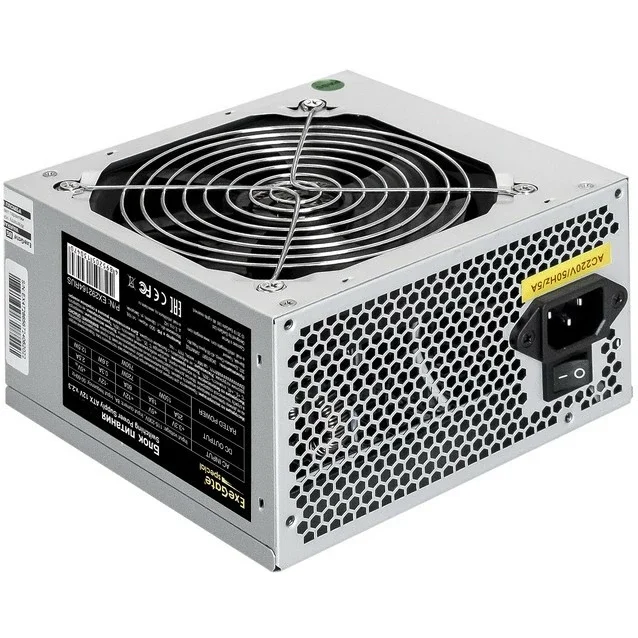 Блок питания ExeGate 800W UNS800 (ATX, PC, 12cm fan, 24pin, 2x(4+4)pin, PCIe, 3xSATA