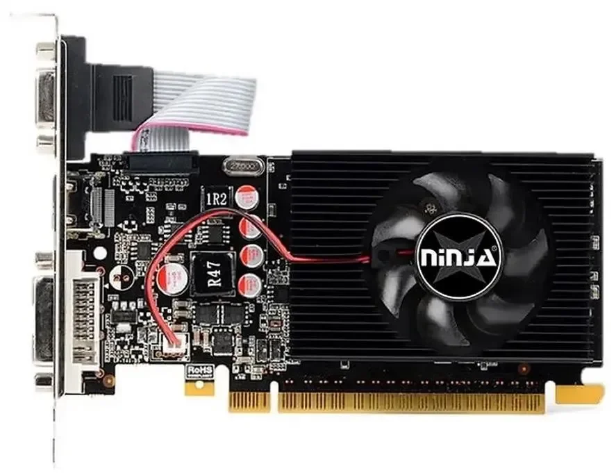 Видеокарта Ninja (Sinotex) GT730 PCIE (96SP) 2GB 128-bit DDR3 DVI HDMI CRT