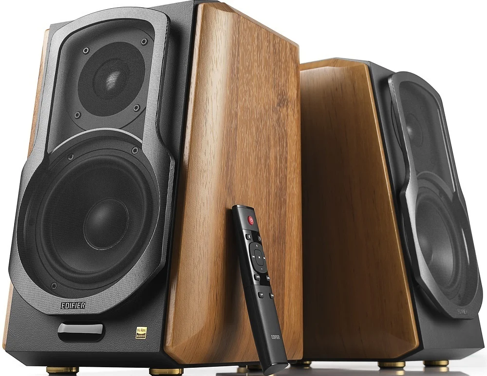 Колонки Bluetooth Edifier S1000MKII, 2.0, коричневый