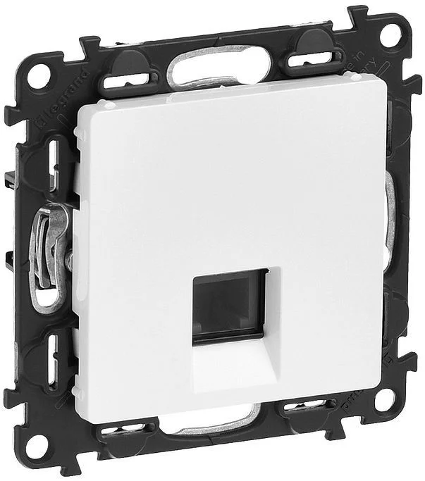 Розетка телефонная Legrand Valena Life скрытая, белый [753438]