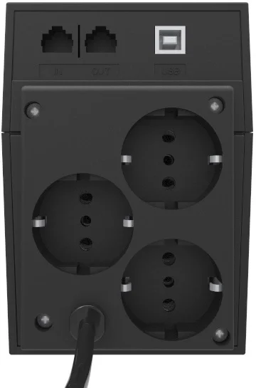 ИБП PowerCom RPT-1000AP EURO USB,  1000ВA