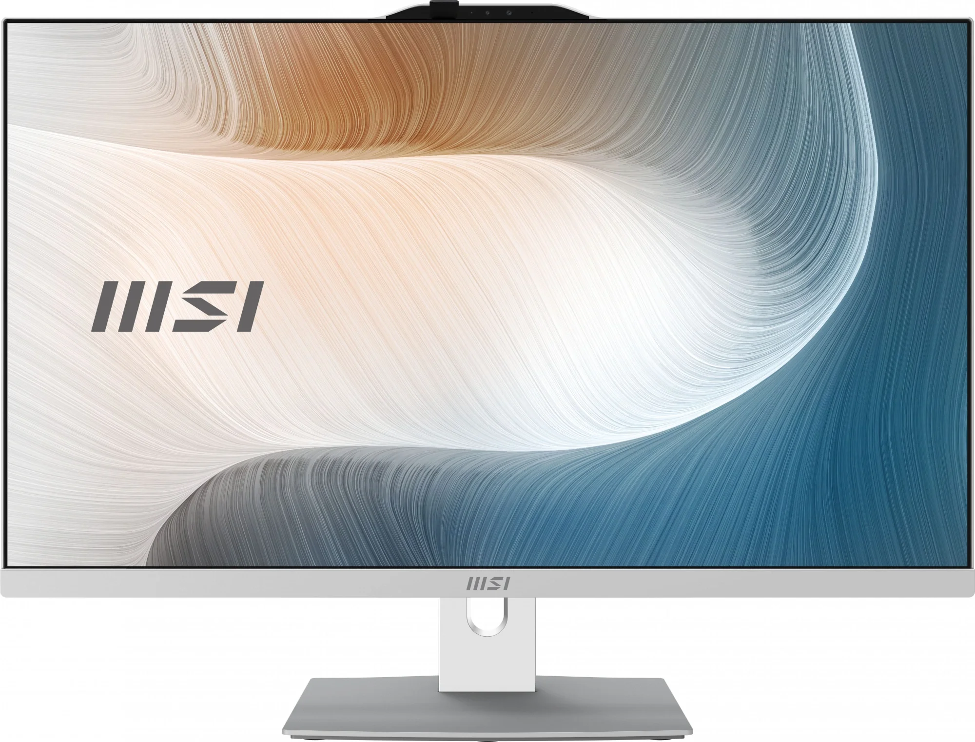 Моноблок MSI Modern AM272P 1M-676XRU 27" Full HD Core 3 100U (1.2) 16Gb SSD512Gb noOS GbitEth WiFi BT 120W клавиатура мышь Cam белый 1920x1080