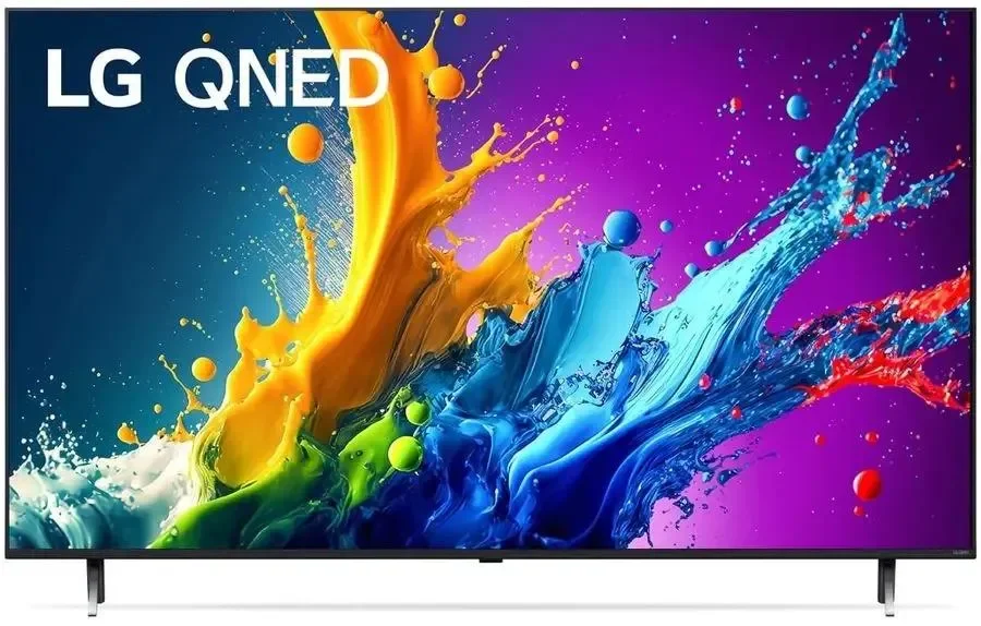 Телевизор 75" LG 75QNED80T6A.ARUG, QNED, 4K Ultra HD, SMART TV, WebOS черный титан