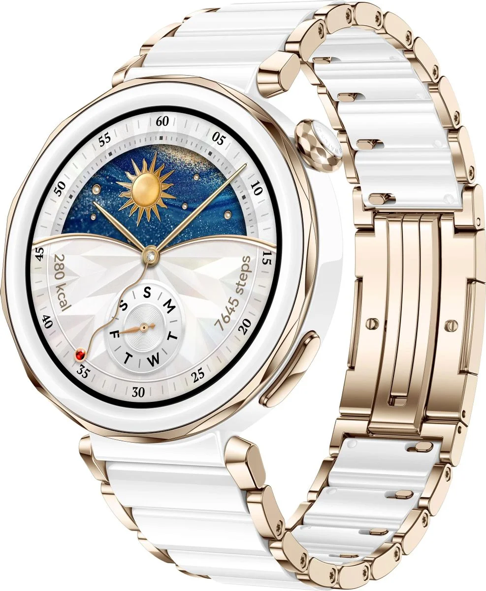 Смарт-часы Huawei Watch GT 5 Pro Jana-B29C, 42.49мм, 1.32", белый/белый 55020DGV